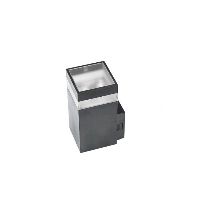 Уличный светильник Azzardo AZ5222 Jason Square LED 1x9W 4000K 800Lm IP65 темно-серый Уличный светильник Azzardo AZ5222 Jason Square LED 1x9W 4000K 800Lm IP65 темно-серый