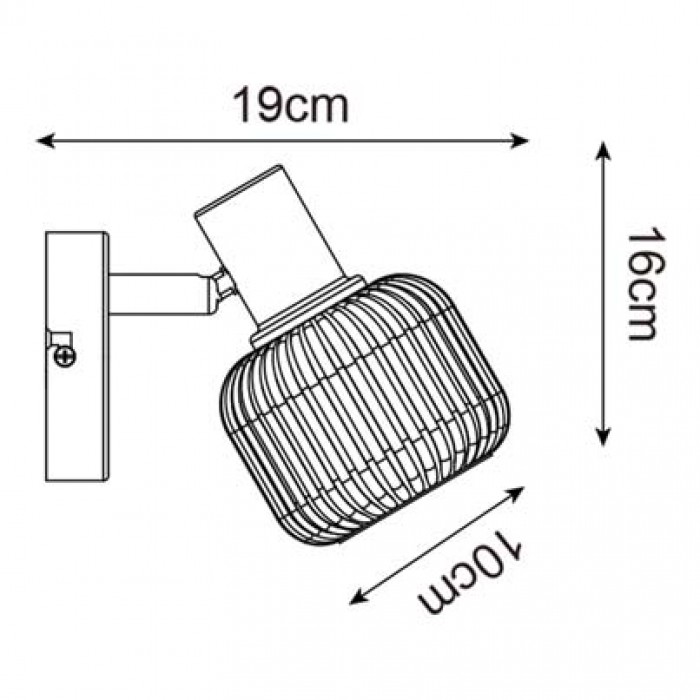 Стельовий світильник Zuma Line R5021009A-1R Stem Стельовий світильник Zuma Line R5021009A-1R Stem