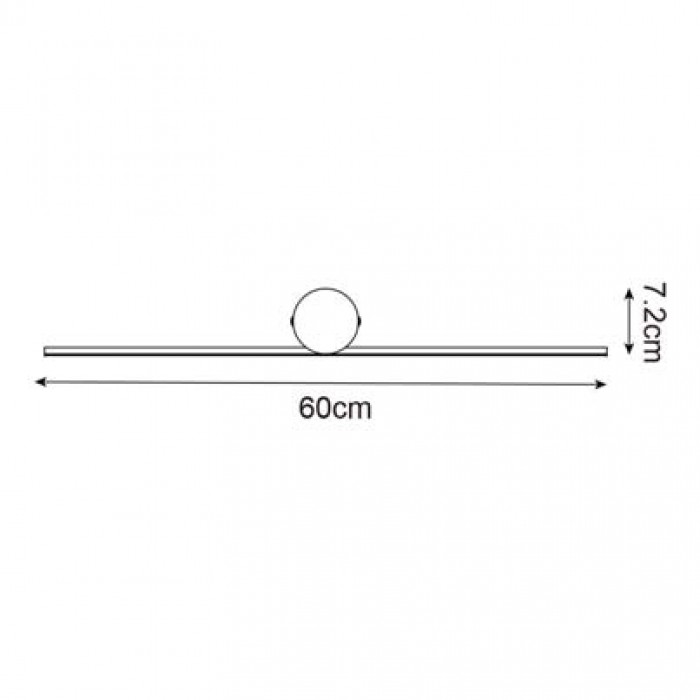 Настенный светильник Zuma Line WL22032H-L60 Fad Настенный светильник Zuma Line WL22032H-L60 Fad