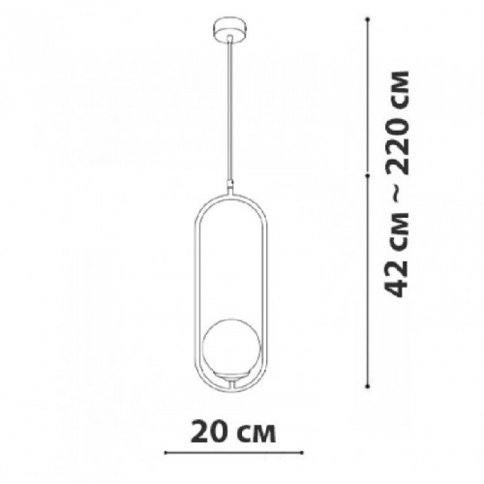 Підвісний світильник FrendlyLight FL3022 Hoop A Brass Підвісний світильник FrendlyLight FL3022 Hoop A Brass