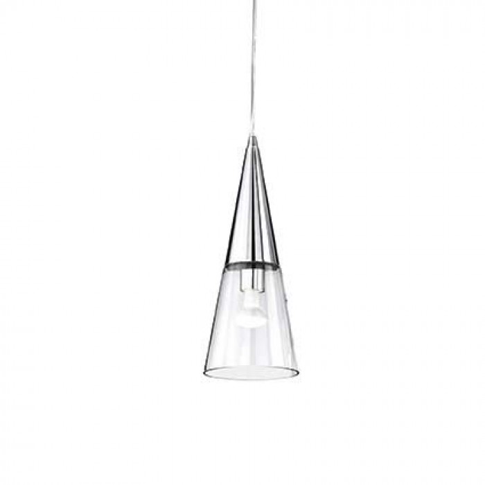 Подвесной светильник, люстра Ideal Lux 17440 Cono E14 1x40W IP20 хром