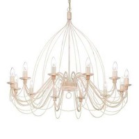 Люстра Ideal Lux Corte SP12 Bianco Antico