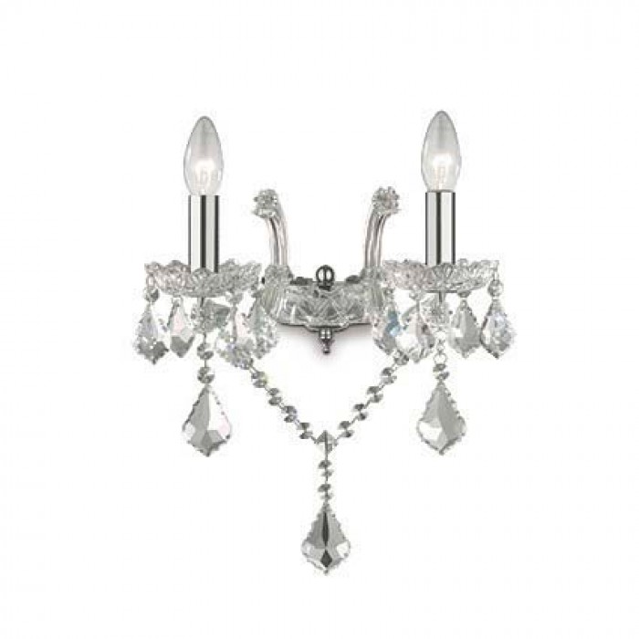 Бра Ideal Lux Florian AP2 Cromo
