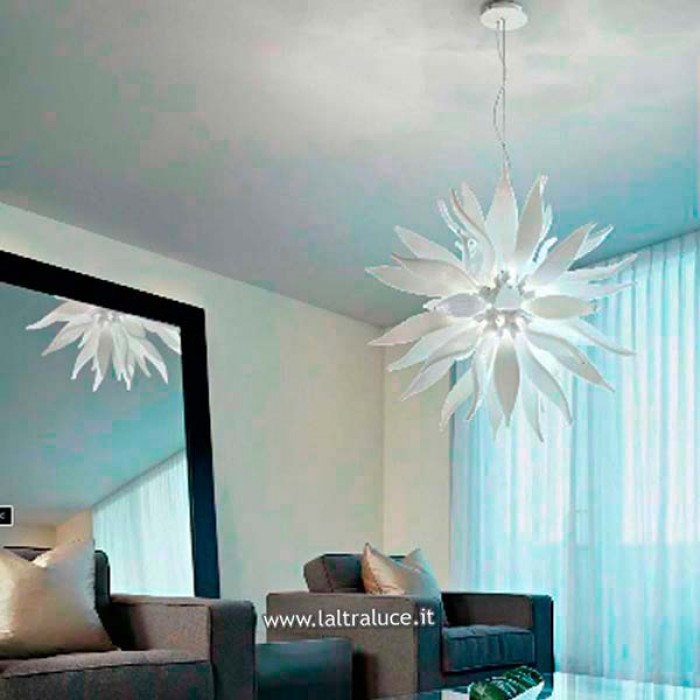 Ideal Lux Leaves SP12 Bianco