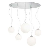 Світильник підвісний Ideal Lux Mapa Bianco SP5