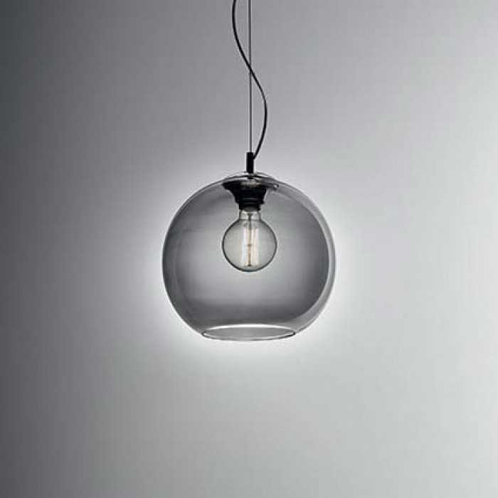 Подвесной светильник, люстра Ideal Lux 94236 Nemo E27 1x60W IP20 дымчатый Подвесной светильник, люстра Ideal Lux 94236 Nemo E27 1x60W IP20 дымчатый