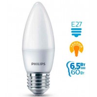 Philips ESS LEDCandle 6.5-60W E27 827 B38NDFRRCA