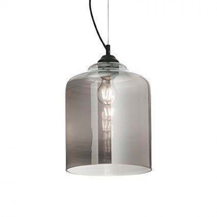 Подвесной светильник, люстра Ideal Lux 112312 Bistro E27 1x60W IP20 дымчатый