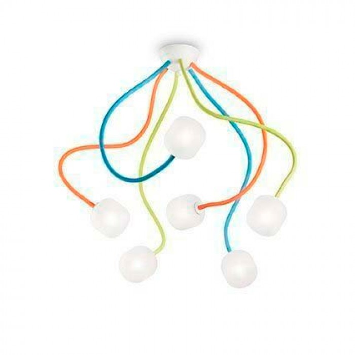 Люстра Ideal Lux 174976 Octopus PL6 Color