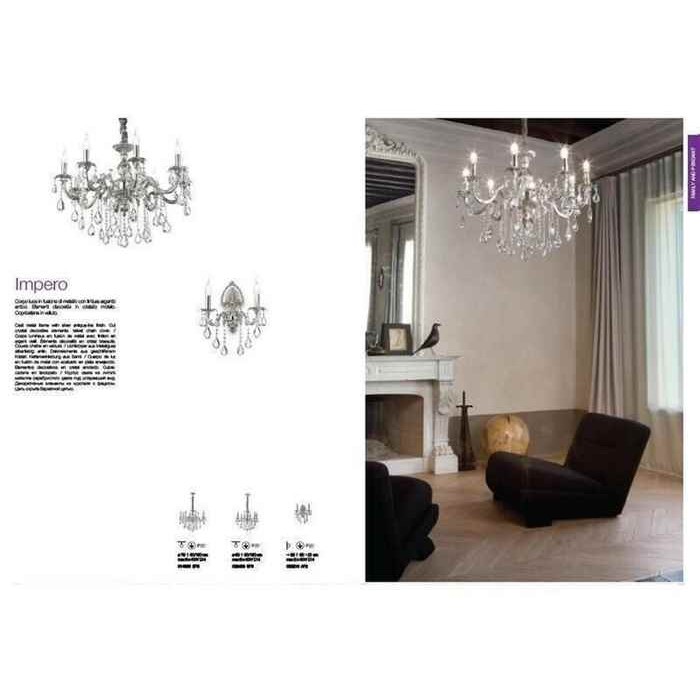 Люстра Ideal Lux 14395 Impero SP8 Люстра Ideal Lux 14395 Impero SP8