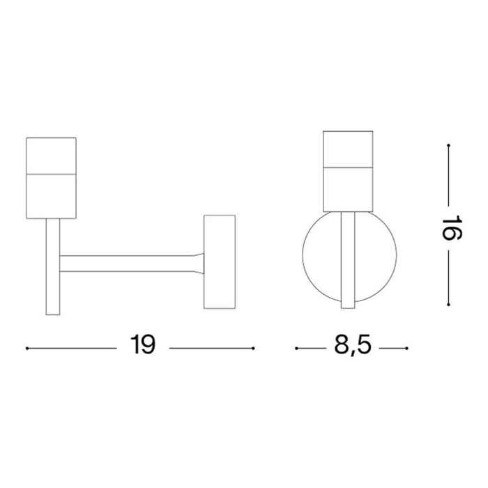 Ideal Lux 259802 Set Up MAP1 Ottone Ideal Lux 259802 Set Up MAP1 Ottone