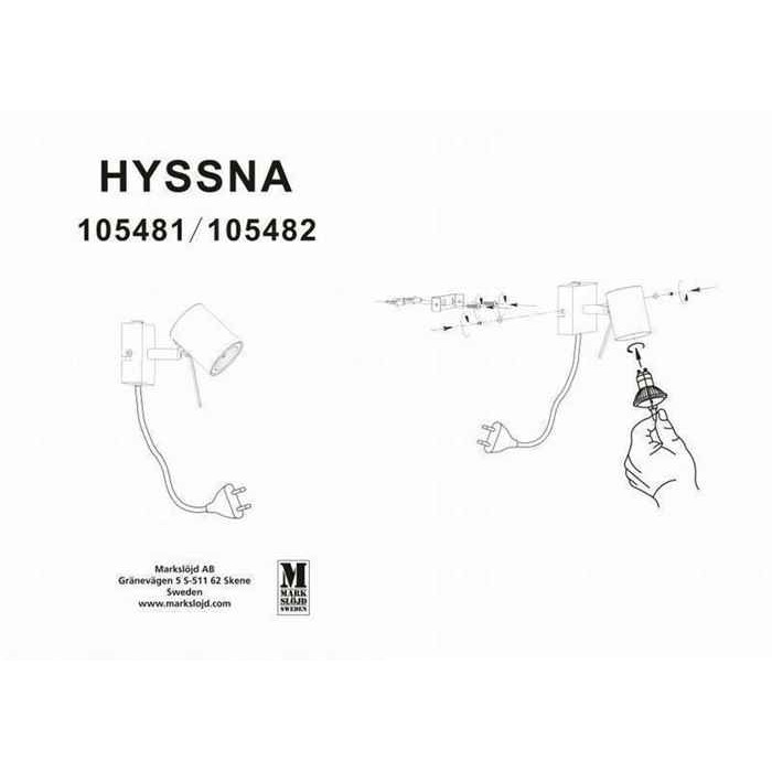 Markslojd 105481 Hyssna Markslojd 105481 Hyssna
