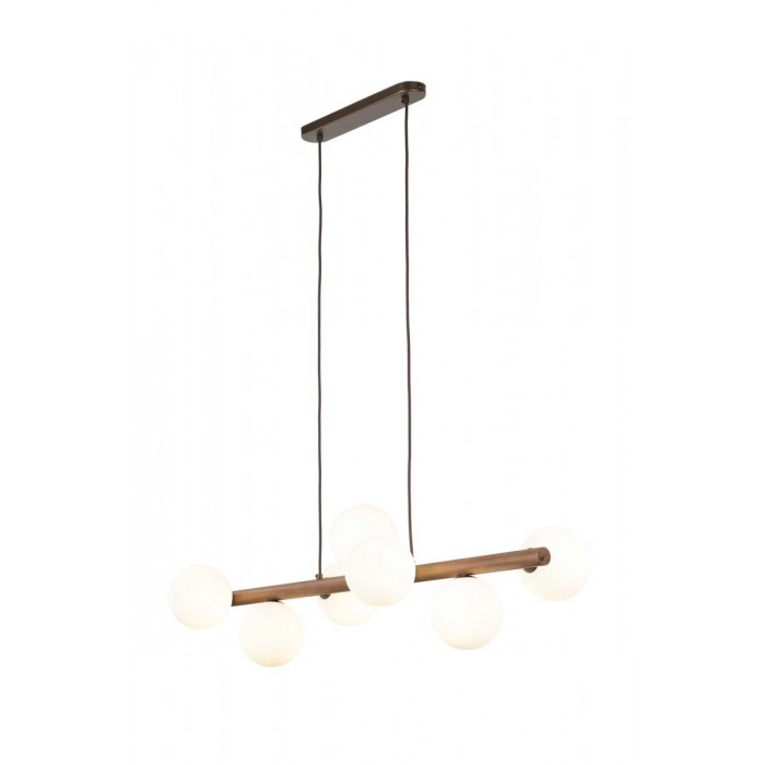 Подвесной светильник, люстра TK Lighting 10272 Estera G9 7x8W IP20 коричневый Подвесной светильник, люстра TK Lighting 10272 Estera G9 7x8W IP20 коричневый