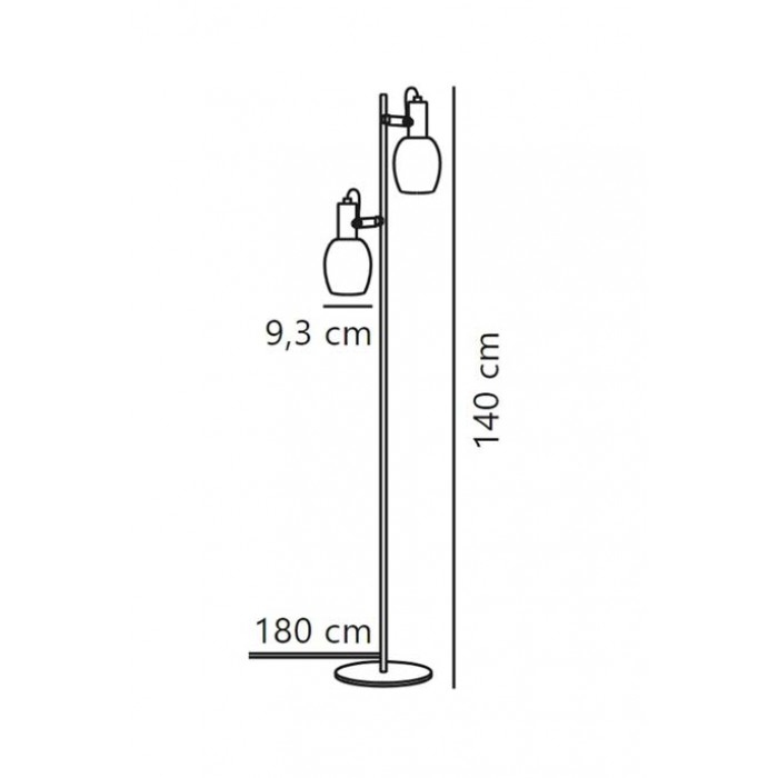 Торшер Nordlux 2312324003 Arild E14 2x40W IP20 чорний Торшер Nordlux 2312324003 Arild E14 2x40W IP20 чорний