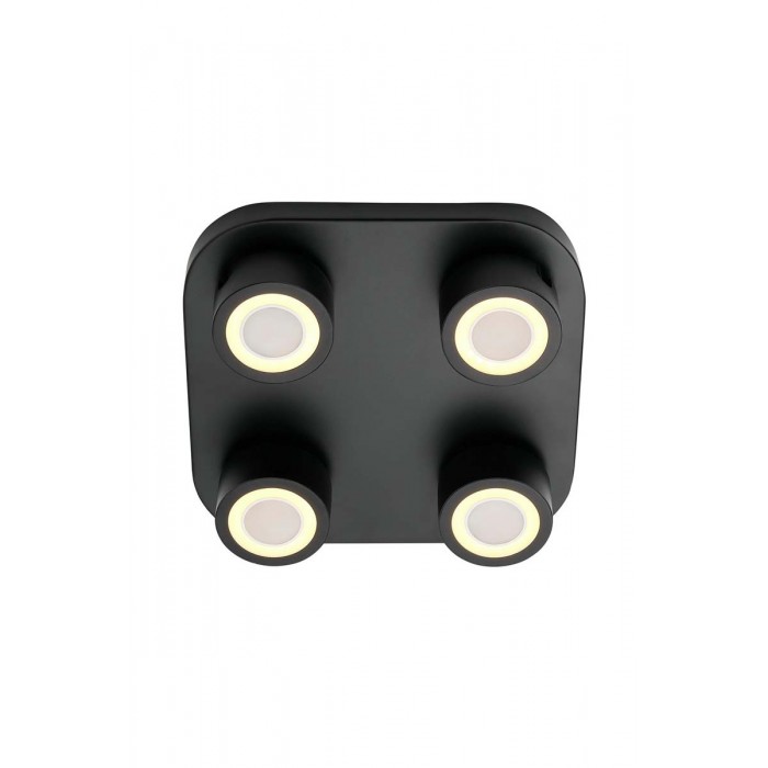 Світильник поворотний, спот Nordlux 2412256003 Clyde LED 4x14W 2700K 350 IP20 чорний Світильник поворотний, спот Nordlux 2412256003 Clyde LED 4x14W 2700K 350 IP20 чорний