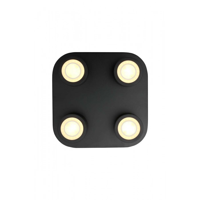 Світильник поворотний, спот Nordlux 2412256003 Clyde LED 4x14W 2700K 350 IP20 чорний Світильник поворотний, спот Nordlux 2412256003 Clyde LED 4x14W 2700K 350 IP20 чорний