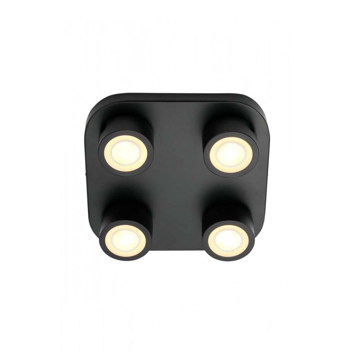 Світильник поворотний, спот Nordlux 2412256003 Clyde LED 4x14W 2700K 350 IP20 чорний