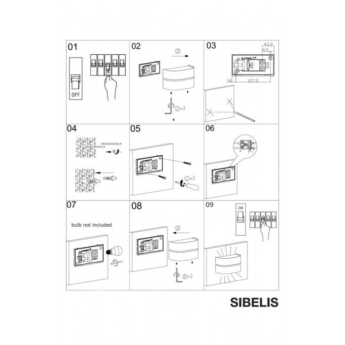 Вуличний світильник Nordlux 2418311050 Sibelis E27 1x10W IP44 графітовий Вуличний світильник Nordlux 2418311050 Sibelis E27 1x10W IP44 графітовий