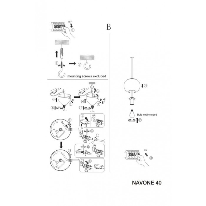 Підвісний світильник, люстра Nordlux 2420103001 Navone E27 1x60W IP20 білий Підвісний світильник, люстра Nordlux 2420103001 Navone E27 1x60W IP20 білий