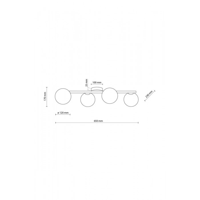 Люстра TK Lighting 5769 Estera G9 4x8W IP20 белая Люстра TK Lighting 5769 Estera G9 4x8W IP20 белая