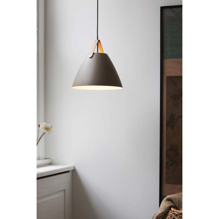 Підвісний світильник, люстра Nordlux 84343009 Strap E27 1x40W IP20 коричневий Підвісний світильник, люстра Nordlux 84343009 Strap E27 1x40W IP20 коричневий