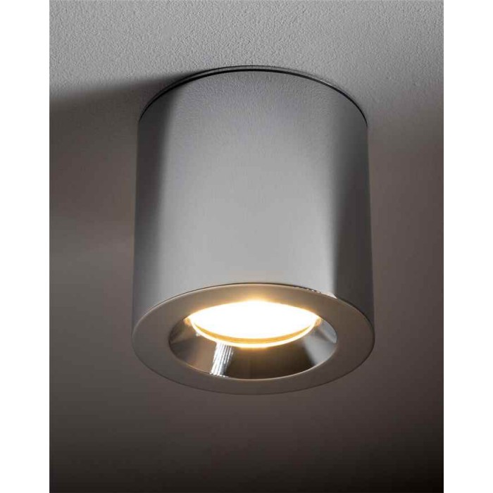 Точковий світильник Nowodvorski 10713 Ceara GU10 1x15W IP44 Chrome Точковий світильник Nowodvorski 10713 Ceara GU10 1x15W IP44 Chrome