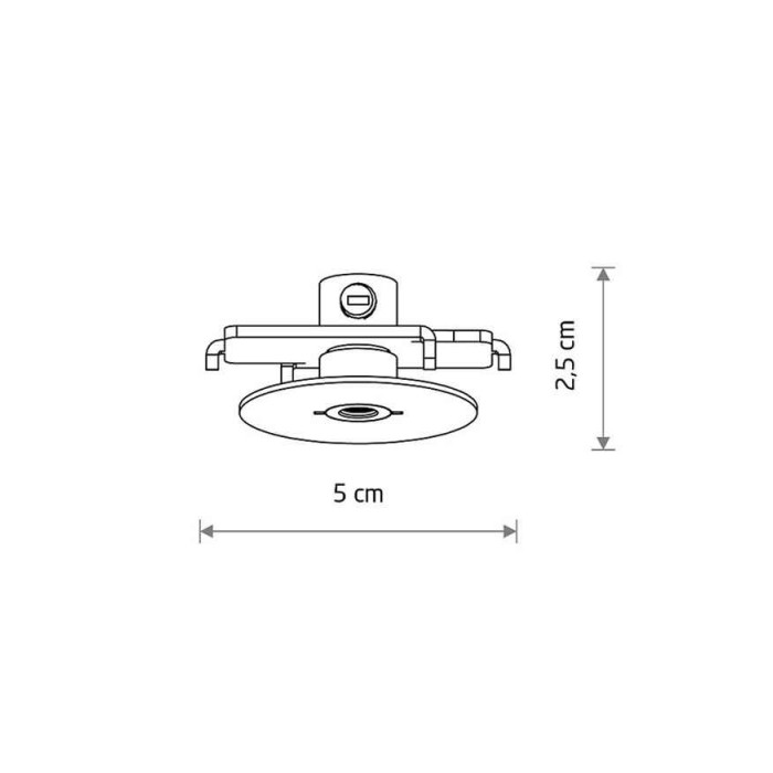 Основа для світильника Nowodvorski 11187 Cameleon Canopy F Mini 40W IP20 Copper Основа для світильника Nowodvorski 11187 Cameleon Canopy F Mini 40W IP20 Copper