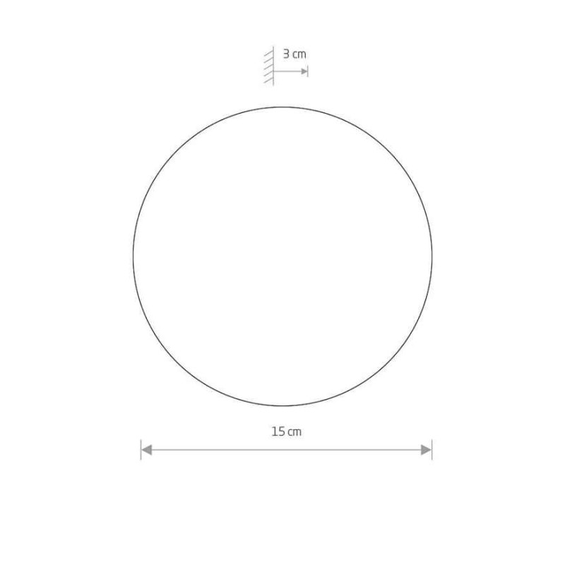 Светильник Nowodvorski 10276 Ring Mirror S LED 1x7W 3000K 40Lm IP20