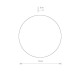 Светильник Nowodvorski 10276 Ring Mirror S LED 1x7W 3000K 40Lm IP20