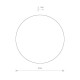 Светильник Nowodvorski 10277 Ring Mirror M LED 1x10W 3000K 90Lm IP20