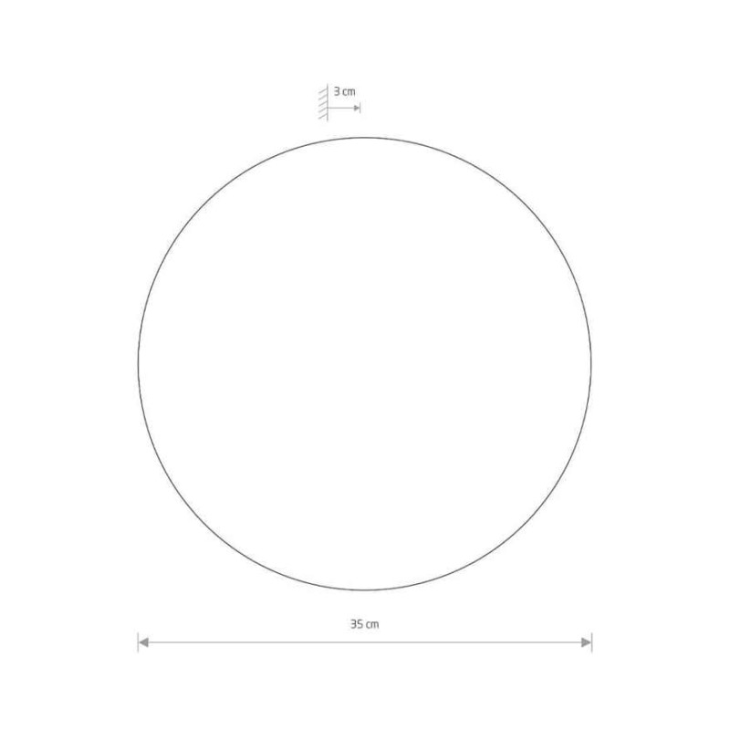 Светильник Nowodvorski 10278 Ring Mirror L LED 1x15W 3000K 130Lm IP20