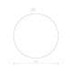 Светильник Nowodvorski 10278 Ring Mirror L LED 1x15W 3000K 130Lm IP20