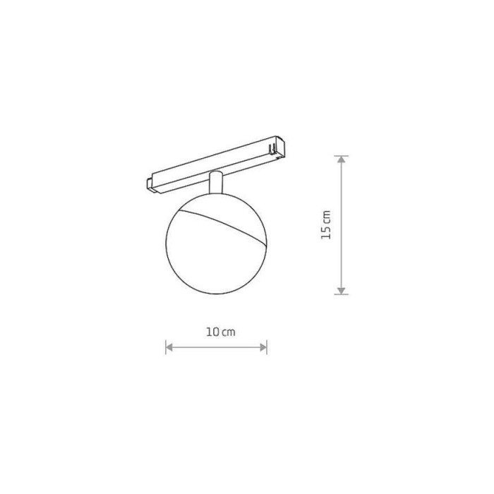 Магнитный трековый светильник Nowodvorski 10647 LVM Lid LED 1x8W 4000K 650Lm IP20 черный Магнитный трековый светильник Nowodvorski 10647 LVM Lid LED 1x8W 4000K 650Lm IP20 черный