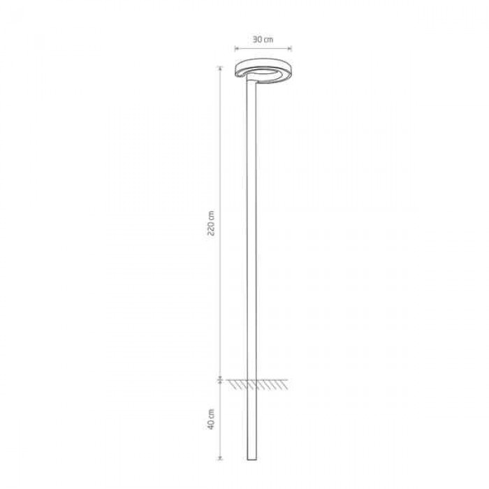 Уличный светильник Nowodvorski 9185 Pole LED 1x15W 3000K 1000Lm IP54 графитовый Уличный светильник Nowodvorski 9185 Pole LED 1x15W 3000K 1000Lm IP54 графитовый