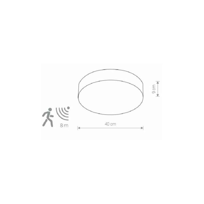 Светильник Nowodvorski 10181 Arena E14 10W IP20 Graphite Sensor