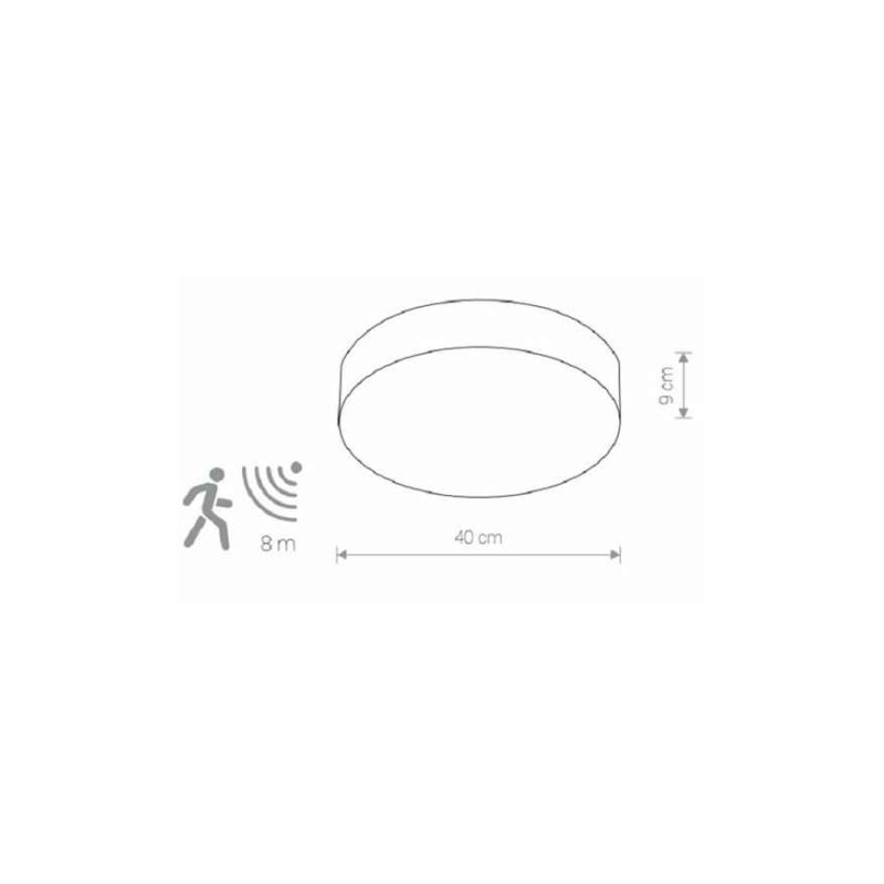 Nowodvorski 10181 Arena E14 10W IP20 Graphite Sensor