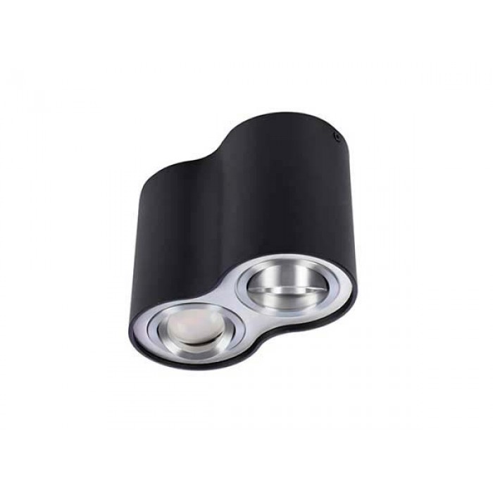 Точечный светильник Azzardo AZ0782 Bross GU10 2x50W IP20 черный
