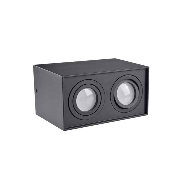 Точечный светильник Goldlux 313140 Hadar Q2 GU10 2x10W IP20 черный Точечный светильник Goldlux 313140 Hadar Q2 GU10 2x10W IP20 черный