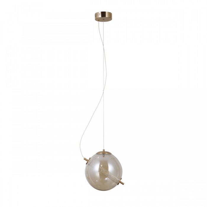 Підвісний світильник Italux PND-34366-HBR-AMB Nola Led 1x12W 3000K 1020Lm IP20 Gold