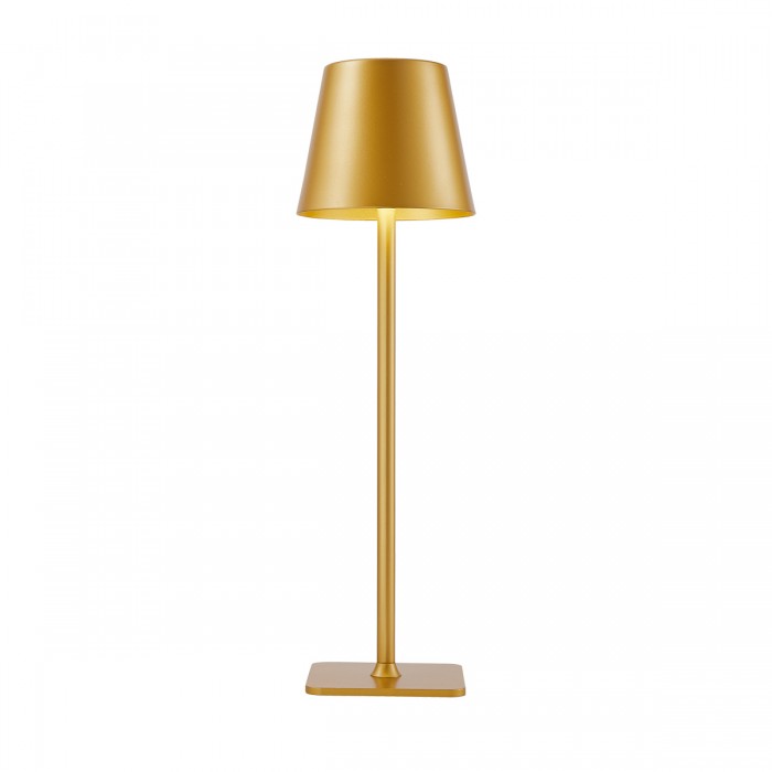 Настольная лампа с аккумулятором Italux TB-2821-GD Atlis Led 1x5W 3000-6500K 300Lm IP54 Gold