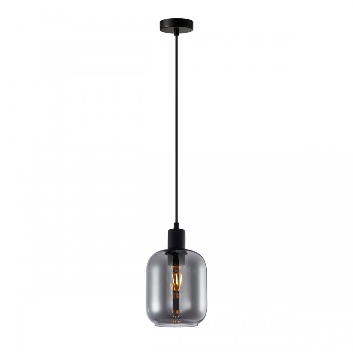 Підвісний світильник Italux PND-29258S-1-BK-SG Zona E27 1x40W IP20 Bk Підвісний світильник Italux PND-29258S-1-BK-SG Zona E27 1x40W IP20 Bk