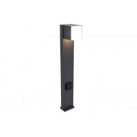 Світильник вуличний стовпчик LUTEC 7193805118 CUBA, 12W, IP54 Architectural