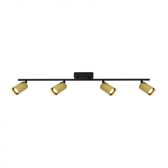 Спот Italux SPL-46829-4-BK-GD Tris GU10 4x10W Gold
