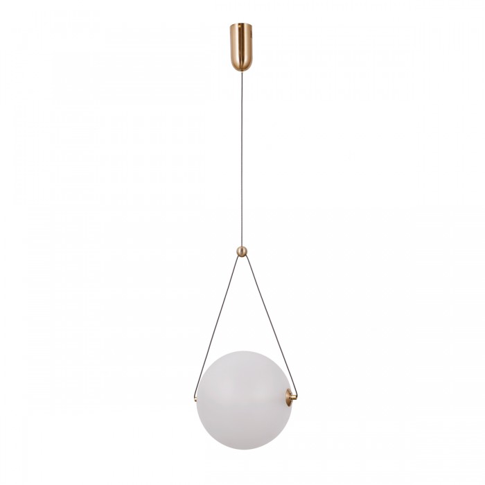 Підвісний світильник Italux PND-34361-L-HBR-OPAL Rastia Led 1x12W 3000K 1300Lm IP20 Gold