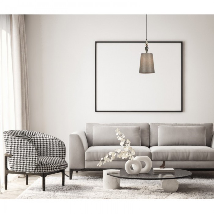 Люстра Italux PND-22374C-BK Nerom E27 1x60W IP20 Люстра Italux PND-22374C-BK Nerom E27 1x60W IP20