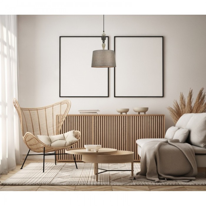 Люстра Italux PND-22374A-BK Nerom E27 1x60W IP20 Люстра Italux PND-22374A-BK Nerom E27 1x60W IP20