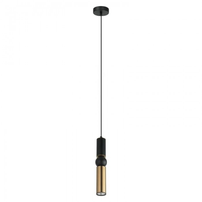 Підвісний світильник Italux PND-14290-1-BK-BRO Isidora GU10 1x25W IP20 Gold