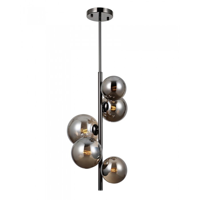 Люстра Italux PND-406007-V5A-BCR Canello G9 5x5W Bk Люстра Italux PND-406007-V5A-BCR Canello G9 5x5W Bk