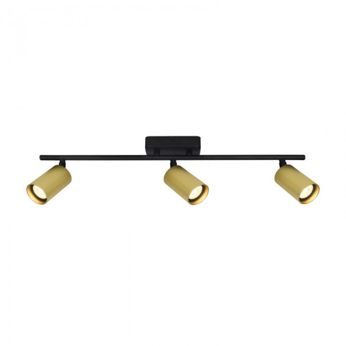 Спот Italux SPL-46829-3-BK-GD Tris GU10 3x10W Gold