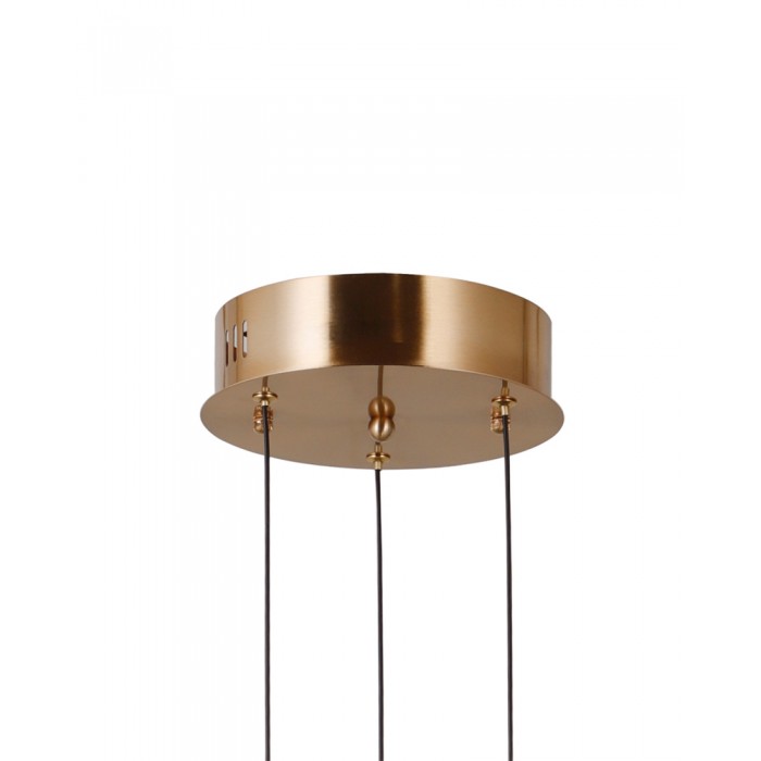 Люстра Italux PND-34362-3-HBR-OPAL Ganti Led 3x8W 3000K 865Lm IP20 Gold Люстра Italux PND-34362-3-HBR-OPAL Ganti Led 3x8W 3000K 865Lm IP20 Gold
